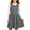 Gray, variant on hotojiny Girls Solid Sleeveless Jumper Dress Button Decorative Pinafore Dress Kids Casual A-Line Tank Dress Back-to-School(Purple,13-14 Years)