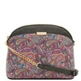 thumbnail image 2 of FashionPuzzle Paisley Print Small Dome Crossbody with Chain Strap (Grey/Lavender), 2 of 8