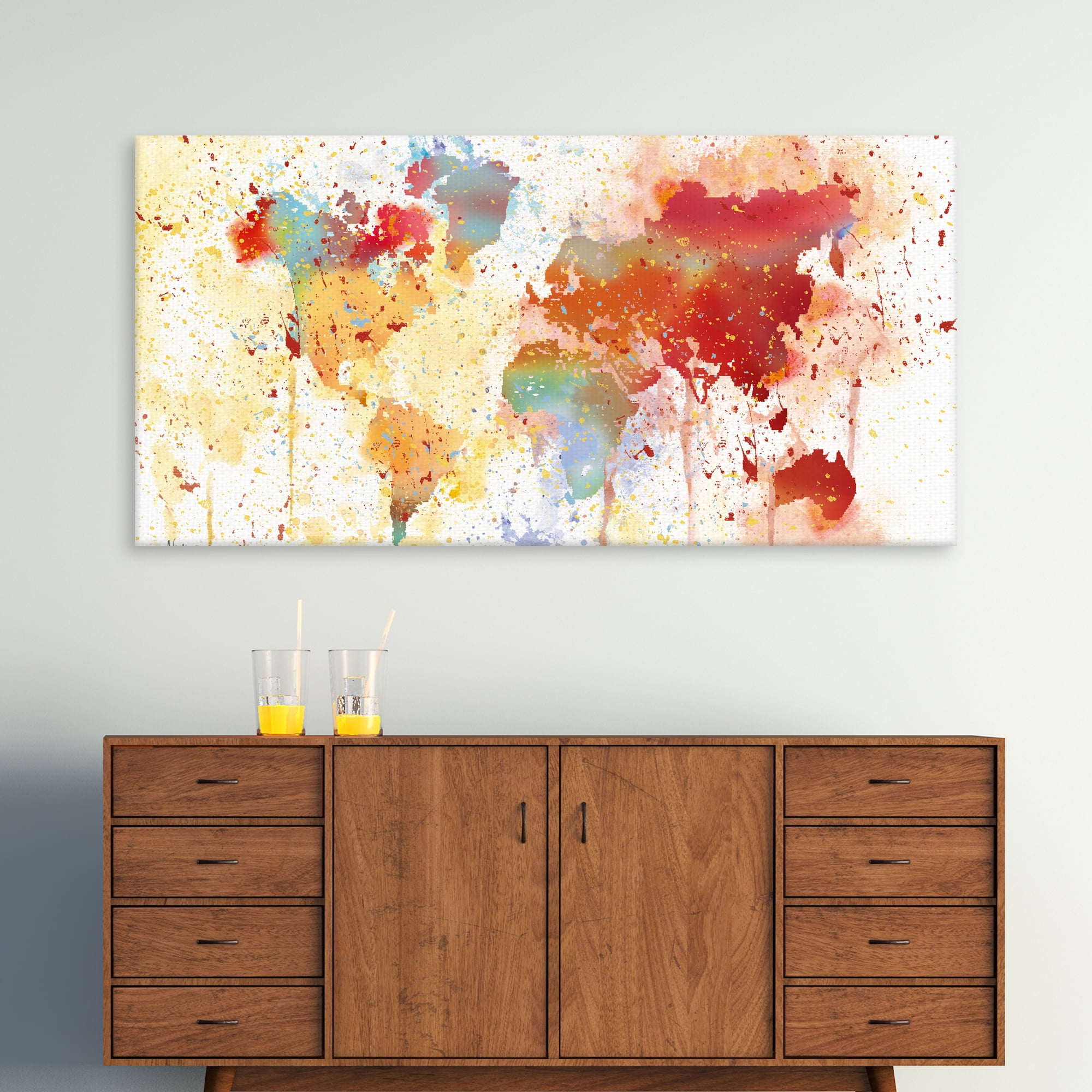 Traveled the World by Nan Canvas Art Print