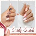thumbnail image 4 of ROSY BEIGE1PC27 Colors Peel Off Esmalte de uñas Secado rápido Esmalte de uñas de larga duración Nail Art para mujeres, 4 of 5