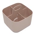 thumbnail image 1 of Modular Plastic Desk Organizer - Multi-Compartment Storage Container for Makeup Brushes, Stationery & Art Supplies (Ergonomic Handle Design), 1 of 7