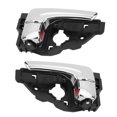 thumbnail image 1 of Poignée de Porte Électroplaquée Couleur Vive Intérieur Gauche Droite Compatible avec Hyundai, 1 of 8
