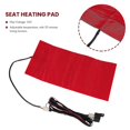 thumbnail image 4 of 25w 12v Universal Motorcycle Atv Heated Cushion Waterproof Pad Heating Pad Mat Winter, 4 of 5