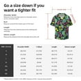 thumbnail image 7 of Daiia Watercolor Cactuses Men's Linen Shirts Short Sleeve Casual Shirts Button Down Shirt for Men Beach Summer Wedding Shirt-X-Large, 7 of 7