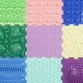 thumbnail image 3 of Ortodon Earthy Tones Module Sensory Mat 17 Pieces Orthopedic Puzzle Mats for Foot Massage Game Mat Massage Sensory Mat Puzzle Floor Mat, Multiсolor, 3 of 5