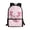 Pink Splatter Pattern, variant on Uourmeti Pink Splatter Pattern Zippered Daypack for Daily Use School, Durable Non Fade Polyester Backpack Comfort Straps School Backpack