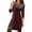 Wine, variant on CAIXIA Womens Long Sleeve Dresses Casual Fall Sweater Dress Work Winter Fashion 2026 Crew Neck Clothes,Grey