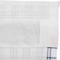 thumbnail image 3 of VHC Brands Sawyer Mill Plaid Curtain Prairie Swag Set, Blue (2 Panels), 3 of 5