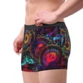 thumbnail image 3 of Kdxio Men's Boxer Briefs with Mandala Colorful Print - Comfortable and Breathable Underwear for Everyday Wear, 3 of 7