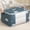 Navy L, variant on VANLOFE Clothing & Closet Storage Comforter Storage Bag Folding Organizer Bag For King/ Queen Comforters Pillows Blankets Bedding/ Quilt Blanket Duvet Mothproof Space Save