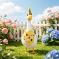 thumbnail image 6 of Tuvgenk Porch Goose Outfits 23" Spring Porch Goose Clothes Set Plastic 2 Pack Lawn Decorations Outdoor with Hat, 6 of 6