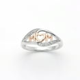 thumbnail image 2 of Mom Ring Cubic Zirconia Rose Gold Plated Womens Ginger Lyne Collection, 2 of 5
