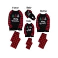 thumbnail image 1 of Fashnice Pyjama de Noël Assorti pour Maman, Papa et Enfant, Manches Longues, Col Rond, Ensemble de Pyjamas de Fête Ample, Maman L, 1 of 2