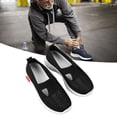 thumbnail image 4 of Zapatos sin cordones zapatos para caminar de malla negra huecos simples para ir de compras para mujeres ANGGREK Otros, 4 of 7