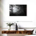 thumbnail image 3 of Elephant Stock Point Of No Return Wall Art - Horizontal Canvas Wall Art - Living Room Wall Decor - Nature Canvas - Gray And Black Decor By Norbert Maier - 30" x 20", 3 of 8