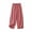 Pink, variant on Palazzo Pants for Women Loose Fit Wide Leg Pants Cotton Linen Drawstring Ruffle Hem Beach Casual Trousers with Pockets