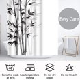thumbnail image 6 of Decoreagy Long Size Shower Curtain Set 72x78Inch, Elegant Bamboo Shower Curtain Grey and  Shower Curtain for Bathroom Decor, 6 of 14