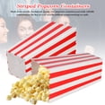 thumbnail image 2 of 15 recipientes para palomitas de maíz, cubos de papel para palomitas, tazones para palomitas de maíz, cajas de palomitas de maíz a rayas para cines., 2 of 8
