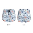 thumbnail image 5 of Lsque Cute Chameleons On Blue Printed Women's Running Shorts with Liner Pockets,Elastic Quick Dry Workout Athletic Gym Yoga Shorts,Womens High Waist Shorts-Medium, 5 of 9