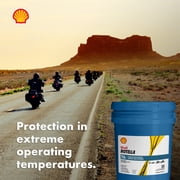 Shell Rotella T6 Full Synthetic 5W-40 Diesel Engine Oil, 5 Gallon Pail