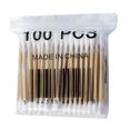thumbnail image 1 of Bastoncillo de Algodón Desechable Bsvklp Doble cabezal, Hisopo para maquillaje, Primeros auxilios, 1000 Uds, 1 of 7