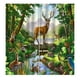 thumbnail image 2 of Cortina de ducha impermeable y antimoho para baño. Animales encantadores, 2 of 8