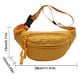 thumbnail image 3 of Bolsa de pecho para mujer, riñonera de lona a la moda, riñonera, bolsas de viaje al aire libre (amarillo) Likrtyny Para Estrenar, 3 of 3