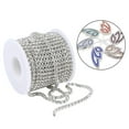 thumbnail image 4 of 1 Rouleau Chaîne de 10 Yards, Chaîne Fermée en Verre, Couture en Chaîne de Cristal, Rouleau de Chaîne de, 4 of 8