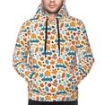 thumbnail image 4 of Hoodies for Men - Falling Pumpkins On Car Long Sleeve Comfrt Men'S Fashion Hoodies & Sweatshirts, Sweatshirts for Men Hoodies Pullover Clothing Clothes with Pouch, 4 of 7