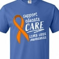 thumbnail image 4 of Inktastic Support Educate Care Limb Loss Awareness Orange Ribbon T-Shirt, 4 of 5