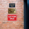thumbnail image 4 of Signs ByLITA Classic Framed Lot For Sale Door or Wall Sign Easy Installation | Office And Shop Decor | Bars And Restaurants Sign (Black /Gold) - Small, 4 of 9