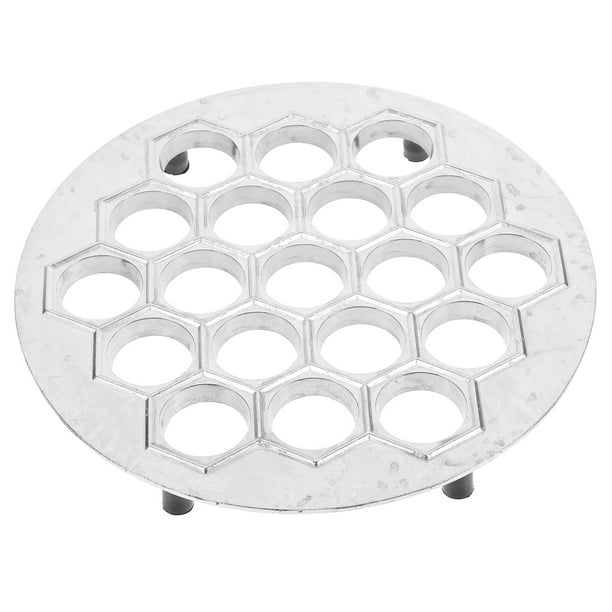Herramienta manual para hacer dumplings, para uso doméstico, para hacer dumplings, raviolis, molde universal para wontons, molde de aleación de aluminio.