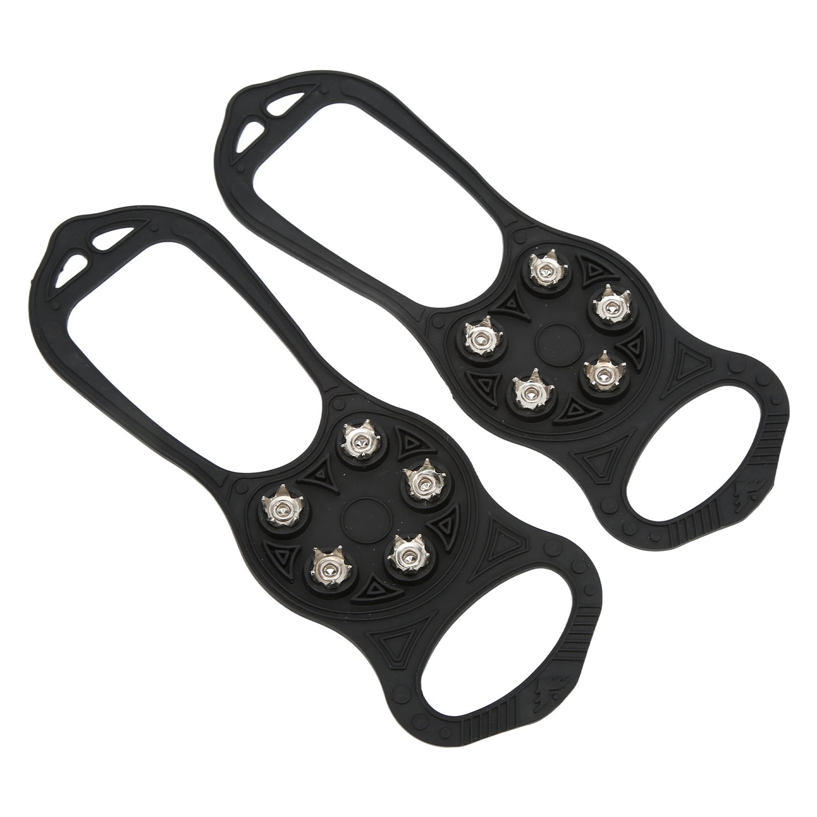 Ice Snow Grip, Ice Cleats 5 Teeth One Size Unisex With Storage Bag For Hunting For Mountaineering For Hiking