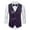 Purple, variant on Mens Vests Casual Men's Autumn Winter Beaded Plaid Vest Jacket Versatile formal Casual Wear Adjustable Fit Lightweight Layering Piece Size:S