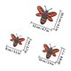 thumbnail image 2 of UPOUART 1 De Adhesivos De Pared Con Abejas Decorativas 3D Doble Capa Para, 2 of 8