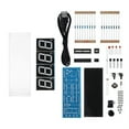 thumbnail image 2 of Kit De Reloj Digital De Bricolaje Recargable De 4 Dígitos, Kit De Práctica De Soldadura De Reloj Electrónico Proyectos De Soldadura De Reloj Despertador Controlado Por Luz Para, 2 of 7