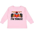 thumbnail image 3 of Inktastic Race Car 3rd Birthday Boys Long Sleeve Toddler T-Shirt, 3 of 5