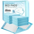 Toocust Bed Pads 36"x24", 60 Count Disposable Underpad for Incontinence