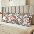 thumbnail image 2 of Naloa Paisley Floral Body Pillow Cover, Pillowcases with Hidden Zipper Breathable Long Pillow Case (Pillows are not included,20x54 inch), 2 of 7