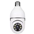 thumbnail image 1 of Bulbo de Vigilancia E27 Wifi CáMara IP VisióN una Color Seguimiento Humano AutomáTico 4X Zoom Digital Monitor de Seguridad, 1 of 5