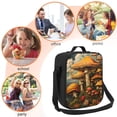 thumbnail image 5 of Naloa Vintage Cloud Mushroom Lunch box Lunch bag for men women Large capacity Lunchbox Insulated Lunch bag Lunch box cooler, 5 of 7