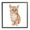 thumbnail image 2 of Stupell Industries Tabby Cat Kitten Watercolor Portrait Nursery Animal, 24 x 24,Design by Fox Hollow Studios, 2 of 5