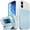 Pastel Blue, variant on Vena vCommute For Apple iPhone 17 Case Hidden Wallet, Flip Leather Cover Slot Card Holder with kickstand, [Military Grade Drop Protection], Black