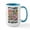 White/Blue Inside, variant on CafePress - Nerf Or Nothin Camo Mugs - 15 oz Ceramic Large White Novelty Mug