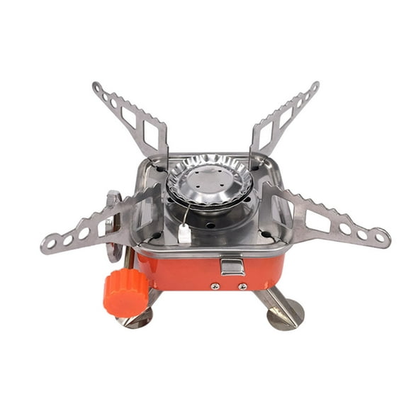jovati Portable Windproof Camping Gas Stove Outdoor Cooking Foldable Stove Burner w/Bag