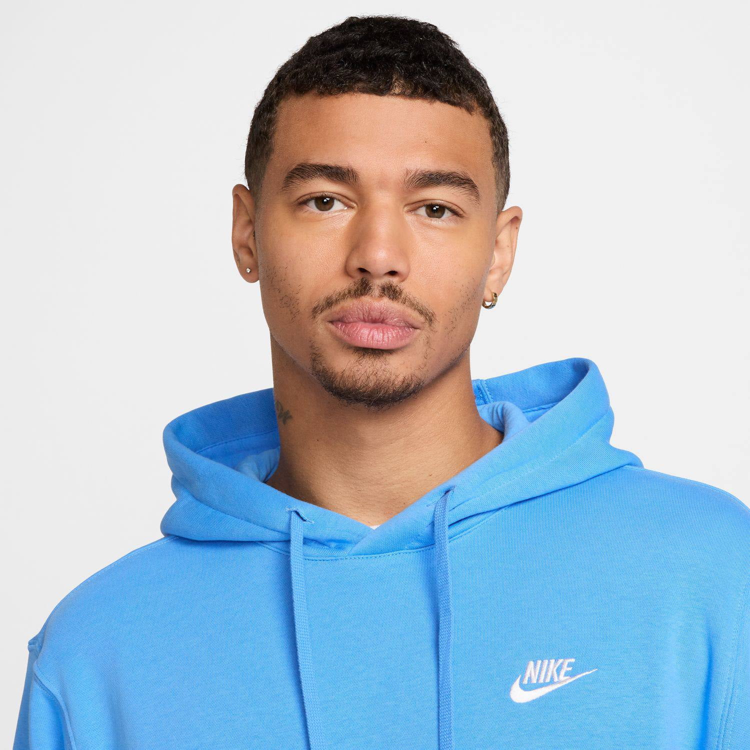blue pink nike hoodie