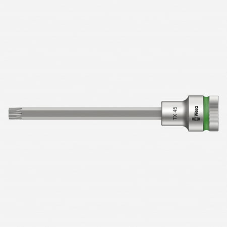 

Wera 003855 1/2 Drive Zyklop Torx Bit Socket with Holding Function T45 Long