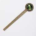 thumbnail image 2 of Frog Book Lovers' Lace Bookmark in Antique Bronze: a Stylish Accessory for Readers and Bookworms, 2 of 5