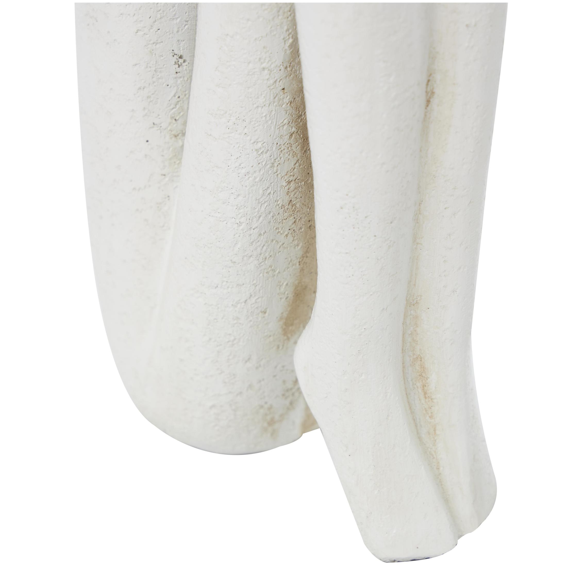 DecMode 4" People White Polystone Bookends (Set of 2)