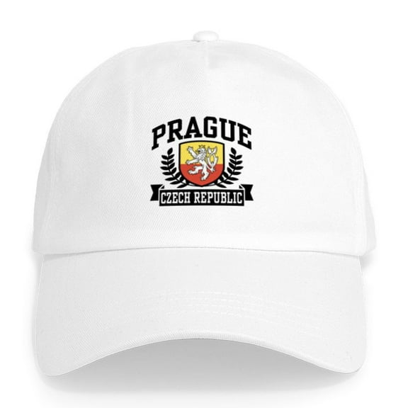 CafePress - Prague Czech Republic Cap - Adjustable 100% Brushed Unisex Casual Cotton Baseball Cap, Beige, 1